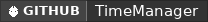 GitHub data badge for TimeManager