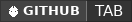 GitHub data badge for TAB
