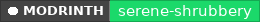 Modrinth data badge for Serene Shrubbery | ItemsAdder port
