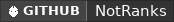 GitHub data badge for NotRanks