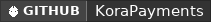 GitHub data badge for KoraPayments