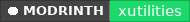 Modrinth data badge for xUtilities