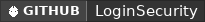 GitHub data badge for LoginSecurity
