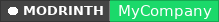 Modrinth data badge for MyCompany