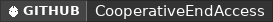 GitHub data badge for Cooperative End Access