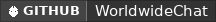 GitHub data badge for WorldwideChat
