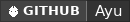 GitHub data badge for Ayu IDE