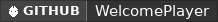 GitHub data badge for WelcomePlayer