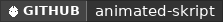 GitHub data badge for Animated-Skript [Skript-Addon]