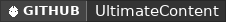 GitHub data badge for UltimateContent