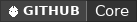 GitHub data badge for Core