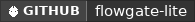 GitHub data badge for FlowGate Lite