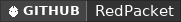 GitHub data badge for RedPacket