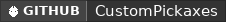 GitHub data badge for CustomPickaxes