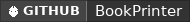 GitHub data badge for BookPrinter