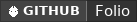GitHub data badge for Folio