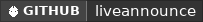 GitHub data badge for LiveAnnouncer | Stream Alert System -「1.8 - 1.21」