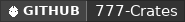 GitHub data badge for 777-Crates  Advanced free crates plugin! ✨