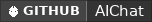 GitHub data badge for AIChat