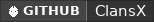 GitHub data badge for ClansX | The best clan system [1.8 - 1.21]