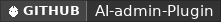 GitHub data badge for AI-admin