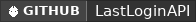 GitHub data badge for LastLoginAPI - API to handle player names and login timestamps