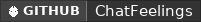 GitHub data badge for ChatFeelings