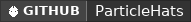GitHub data badge for ParticleHats