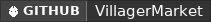 GitHub data badge for Villager Market | The ultimate shop plugin