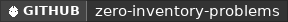 GitHub data badge for Zero Inventory Problems - ZIP Backpacks