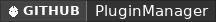 GitHub data badge for PluginManager