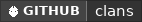 GitHub data badge for Clans