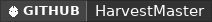 GitHub data badge for HarvestMaster