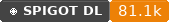 Spigot Downloads badge for BentoBox (BSkyblock, AcidIsland, SkyGrid, CaveBlock, AOneBlock, Boxed)