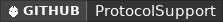 GitHub data badge for ProtocolSupport