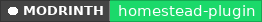 Modrinth data badge for Homestead — Advanced Land Claiming Plugin