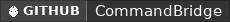 GitHub data badge for CommandBridge