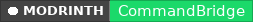 Modrinth data badge for CommandBridge