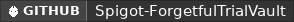 GitHub data badge for Forgetful Trial Vault