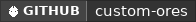 GitHub data badge for Custom Ores⛏️