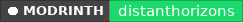 Modrinth data badge for Distant Horizons Support