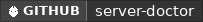 GitHub data badge for Server-Doctor