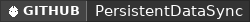 GitHub data badge for PersistentDataSync