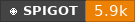 Spigot data badge for Topper
