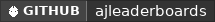 GitHub data badge for ajLeaderboards