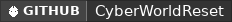 GitHub data badge for CyberWorldReset - Reset Worlds at a Scheduled Time「1.8 - 1.21」