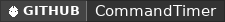 GitHub data badge for CommandTimer