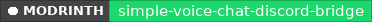 Modrinth data badge for DVC Bedrock GUI Addon