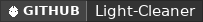 GitHub data badge for Light Cleaner