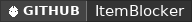 GitHub data badge for ItemBlocker